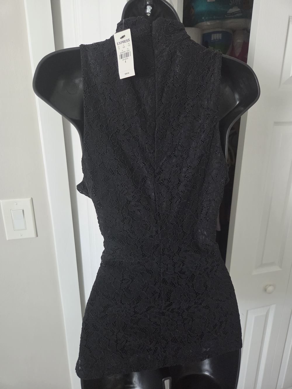 *Express Black Lace Top – Size Small**